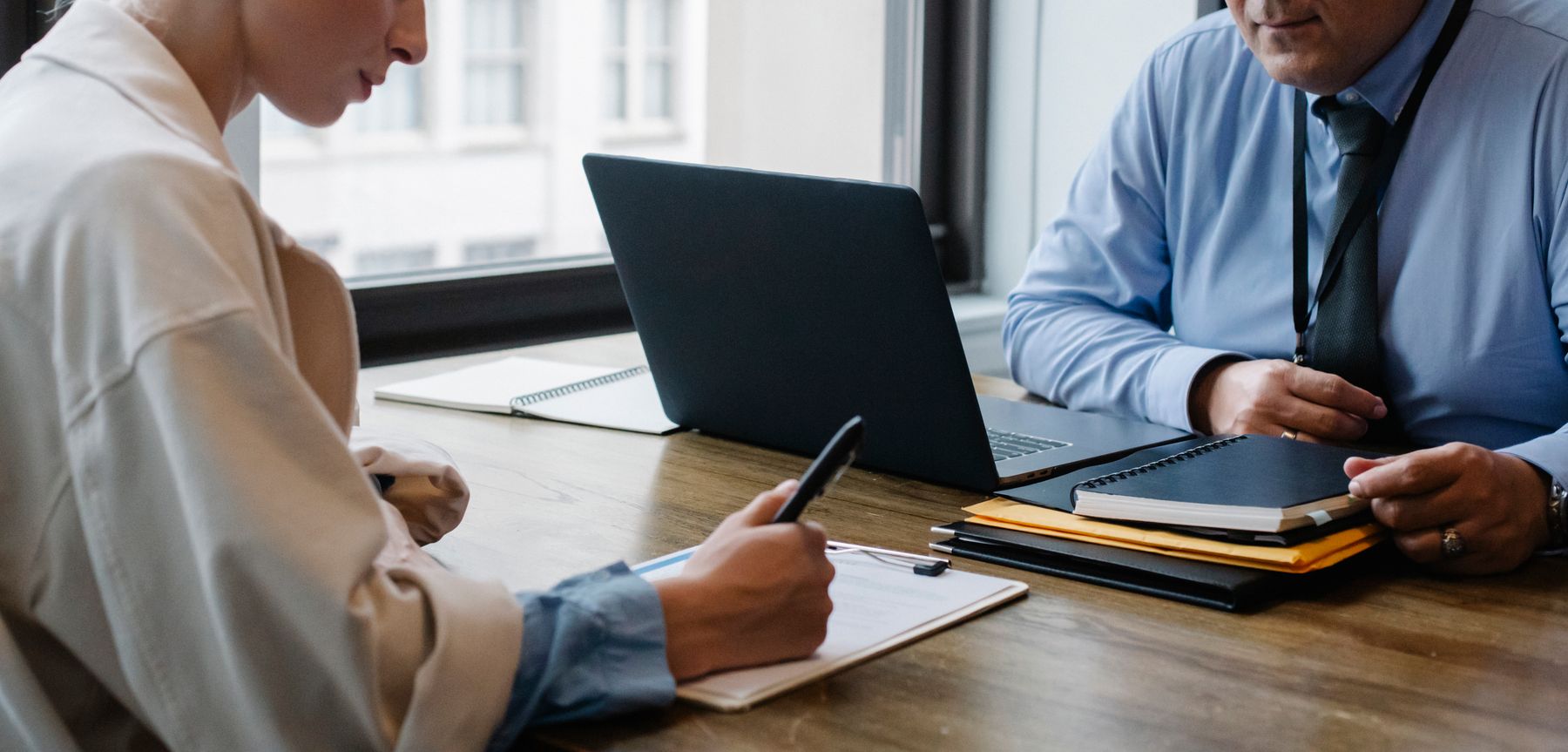 Professionals reviewing planning documents